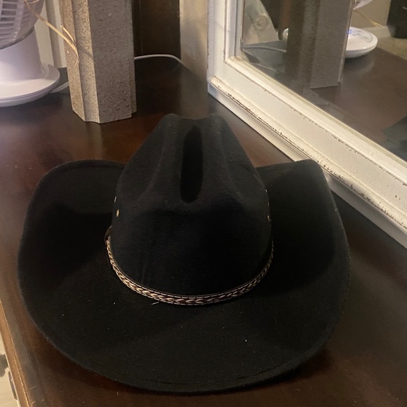 Mexican Made Cowboy Hat with Braided Band - Picture 3 of 10